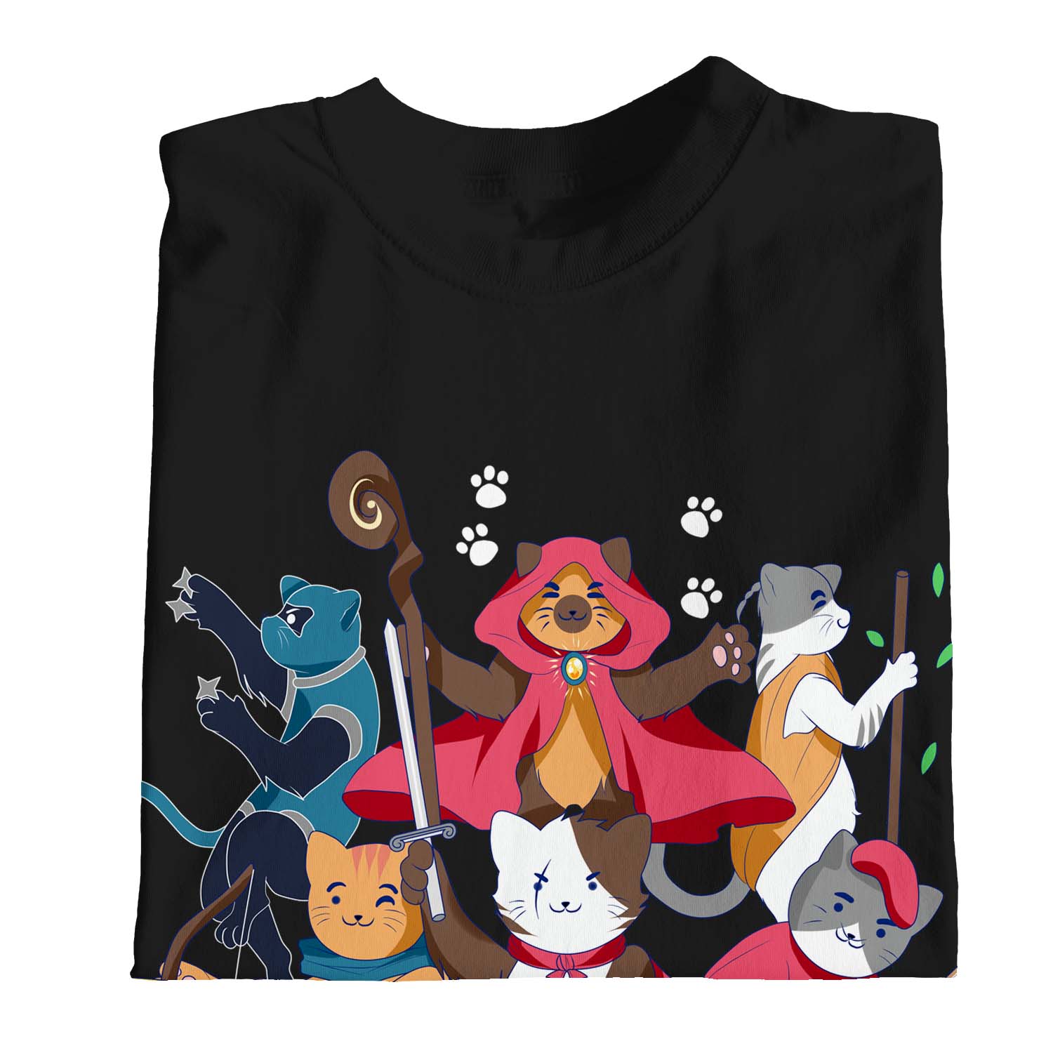1Tee Kinder Jungen Dungeons & Cats T-Shirt - Bild 9 von 30