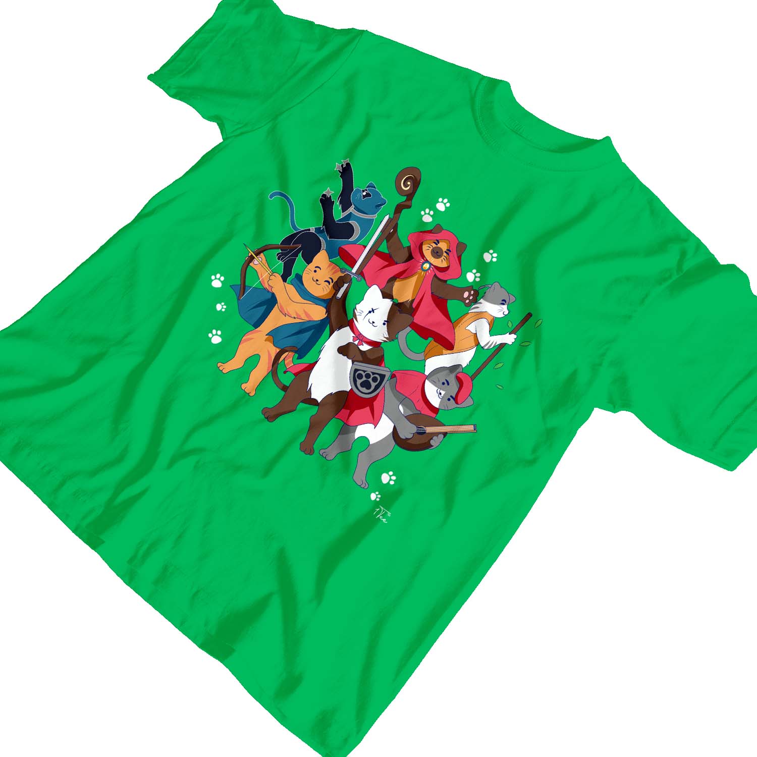 1Tee Kinder Jungen Dungeons & Cats T-Shirt - Bild 12 von 30