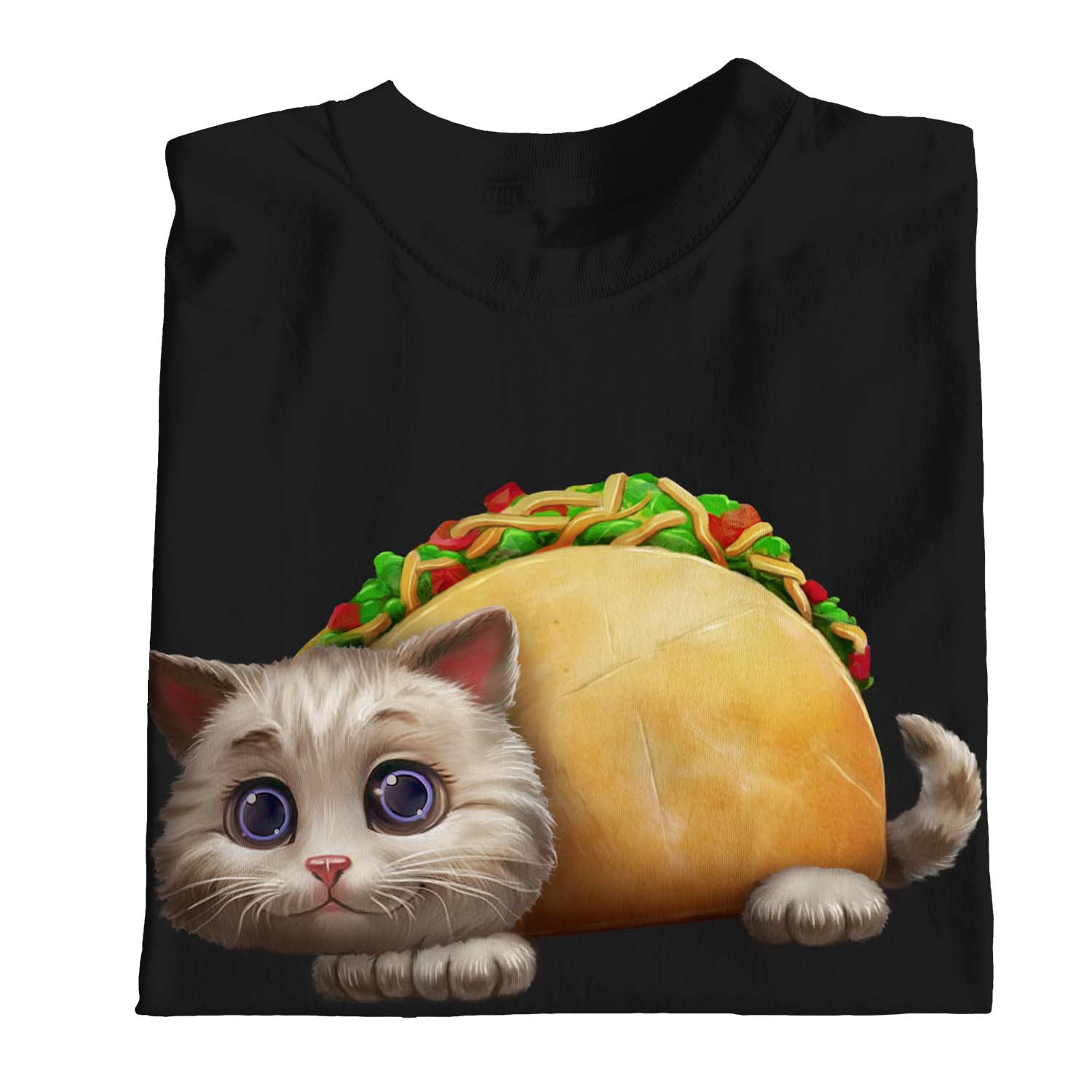 1Tee Kids Girls Tacocat Cat T-Shirt - Picture 9 of 15