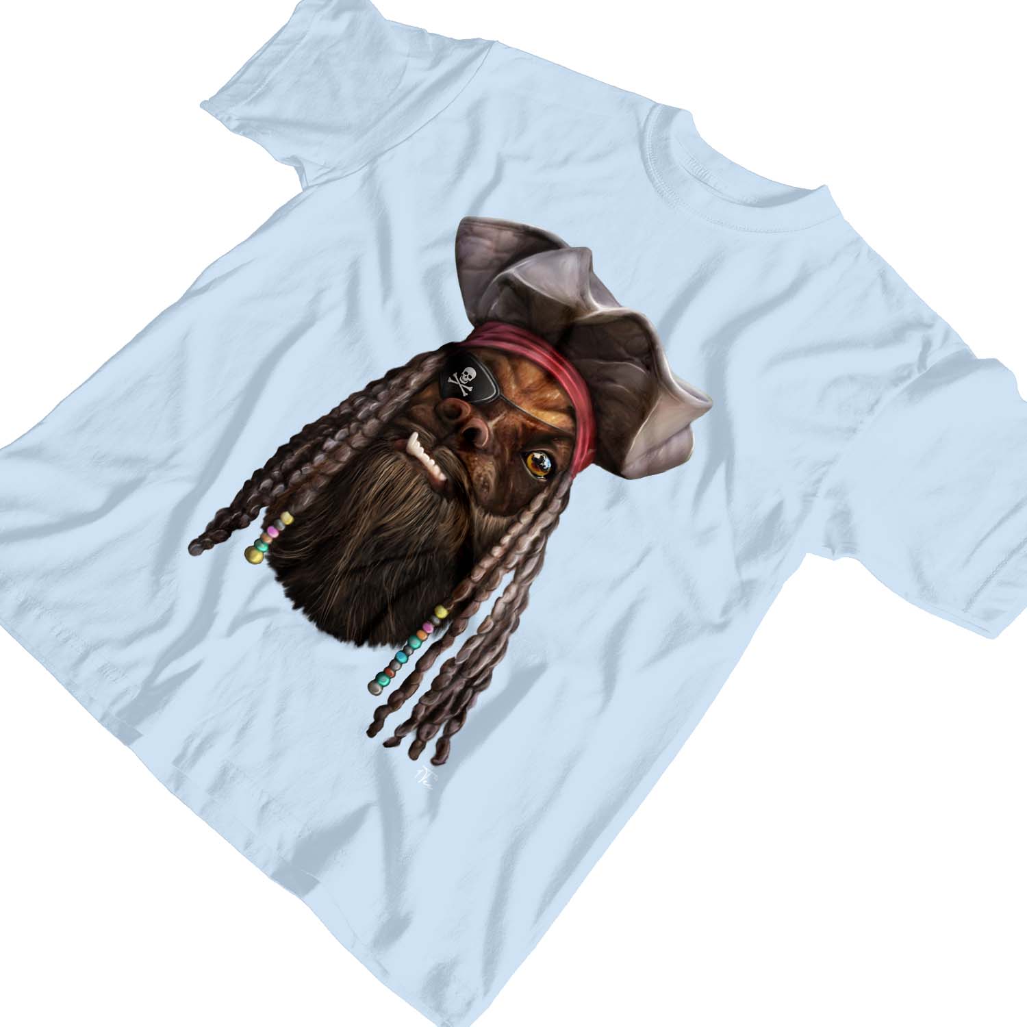 1Tee Kinder Jungen Hund Pirat T-Shirt - Bild 12 von 20