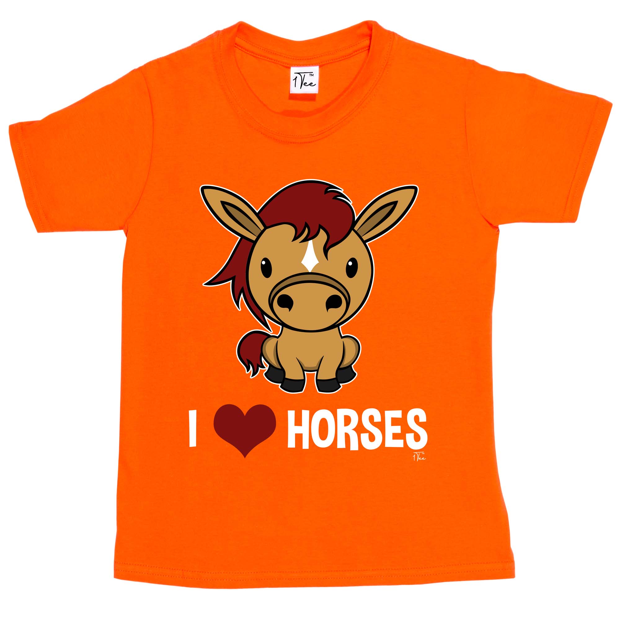 Camiseta 1Tee Kids I Love Horses para niños - Imagen 16 de 25