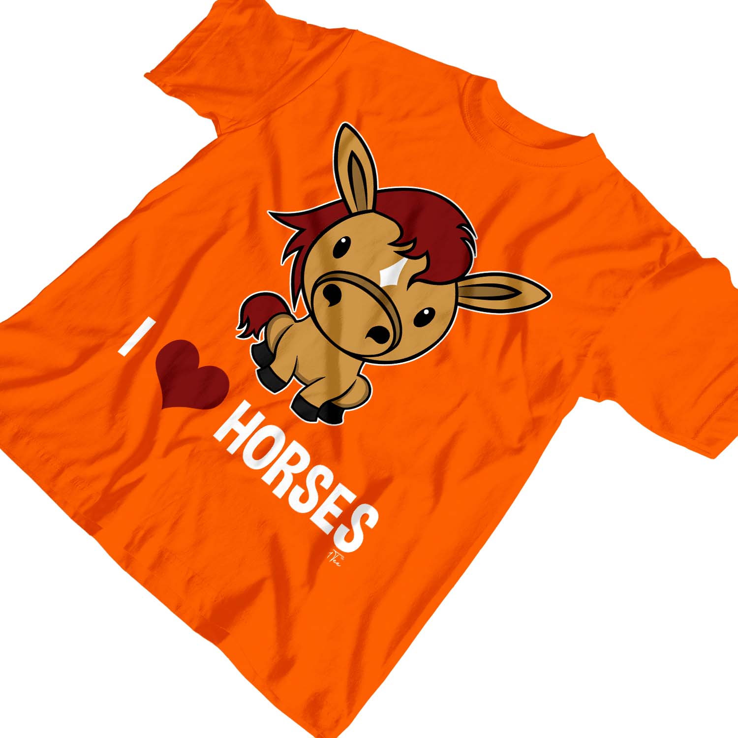 Camiseta 1Tee Kids I Love Horses para niños - Imagen 17 de 25