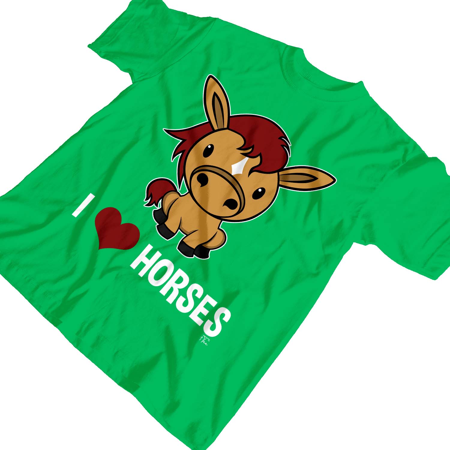 Camiseta 1Tee Kids I Love Horses para niños - Imagen 12 de 25
