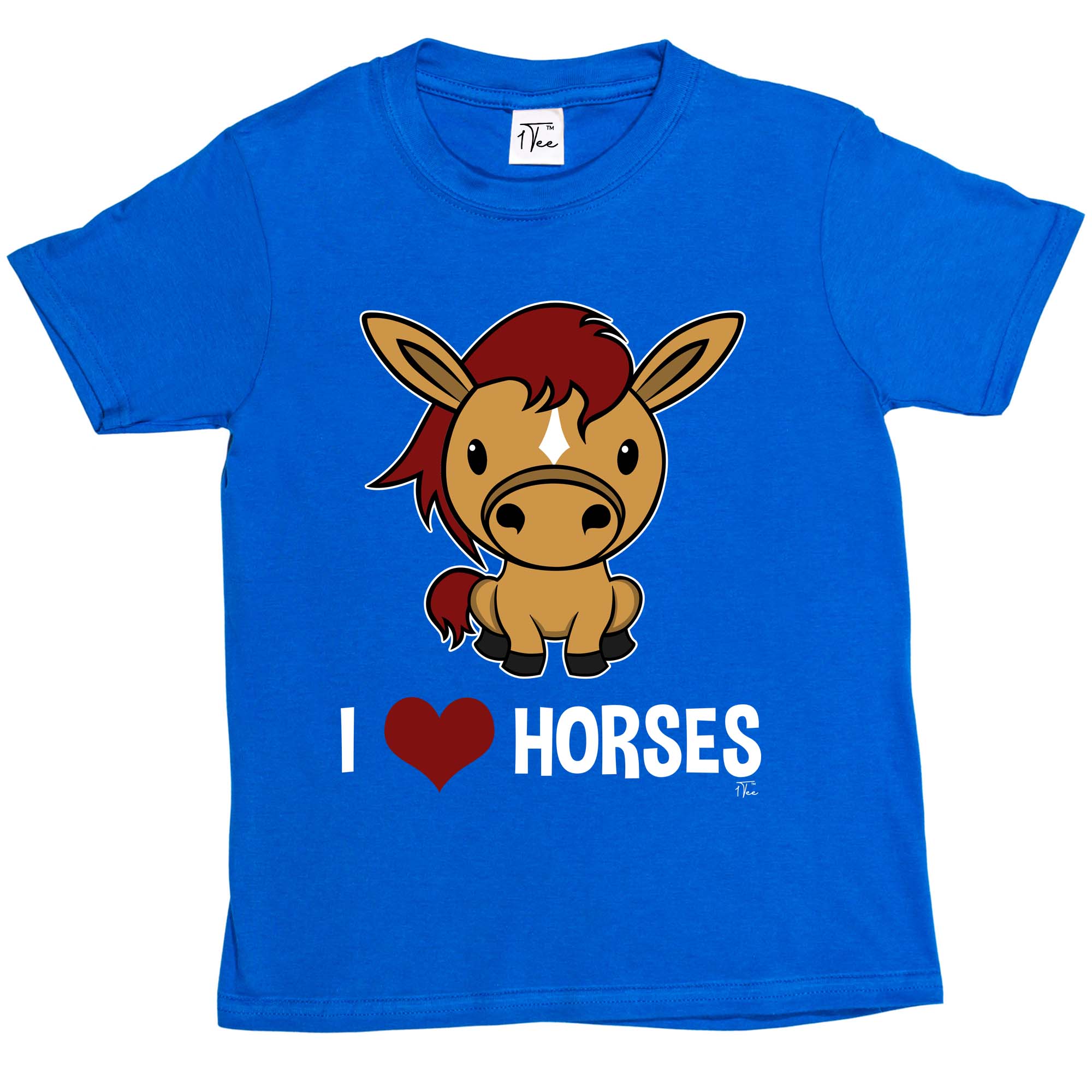 Camiseta 1Tee Kids I Love Horses para niños - Imagen 21 de 25