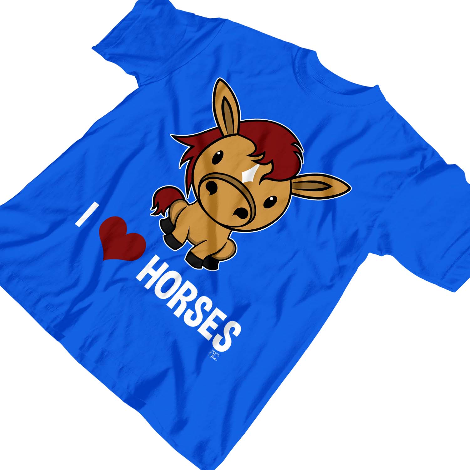Camiseta 1Tee Kids I Love Horses para niños - Imagen 22 de 25