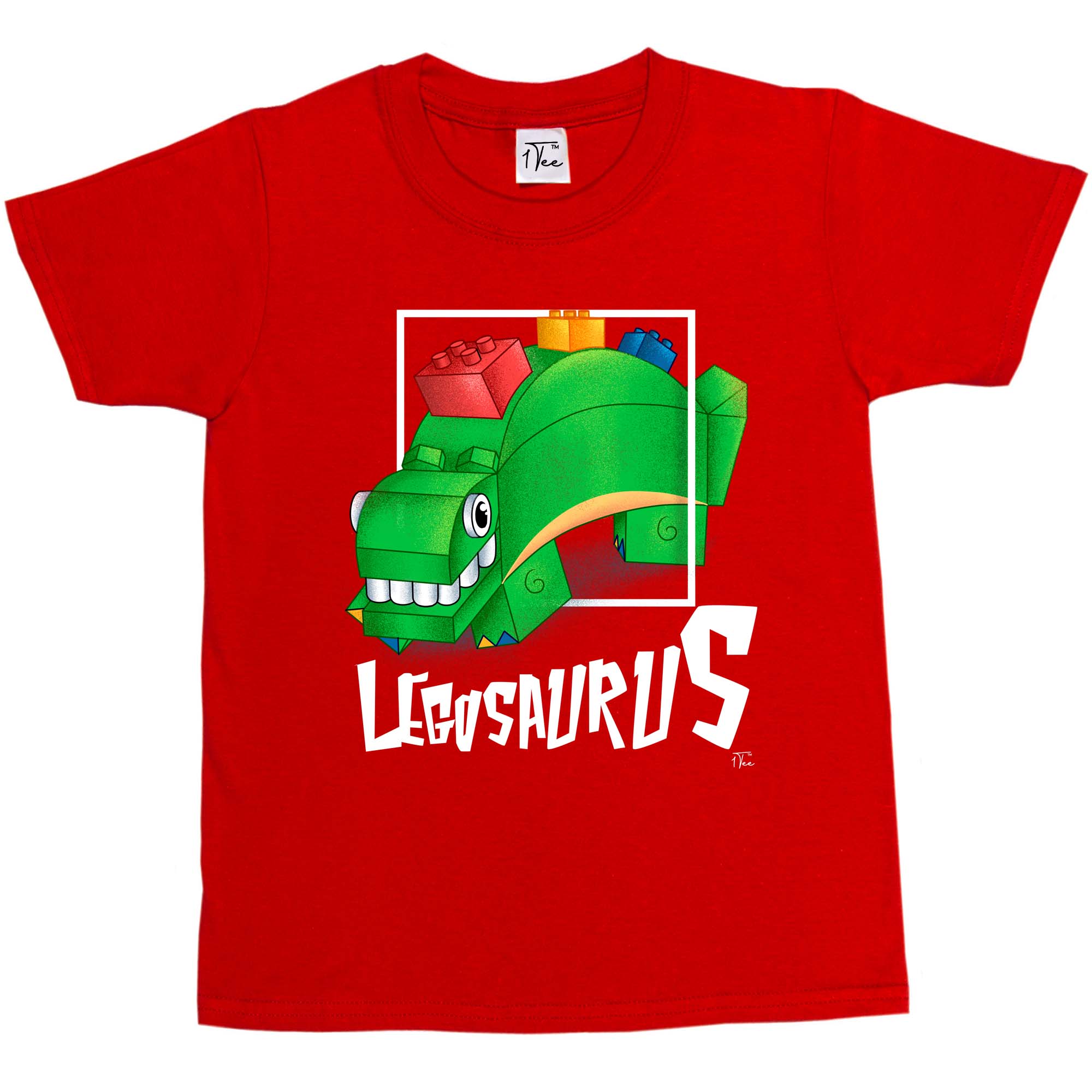 1Tee Kids Boys LegosaurusDinosaur T-Shirt - Picture 21 of 30