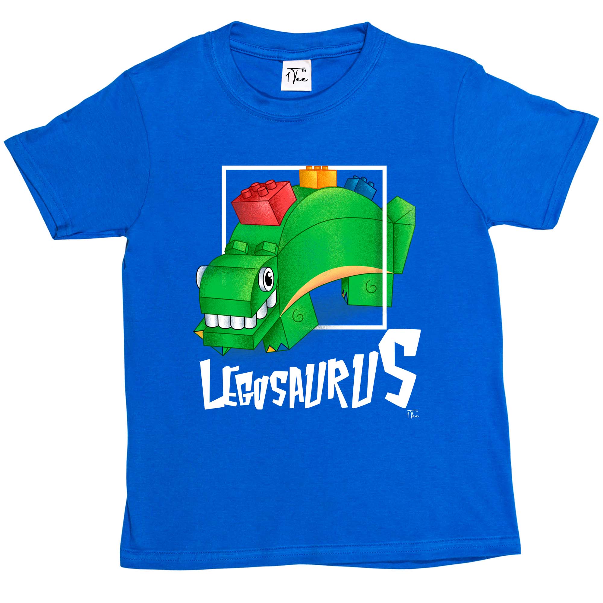 1Tee Kids Boys LegosaurusDinosaur T-Shirt - Picture 26 of 30