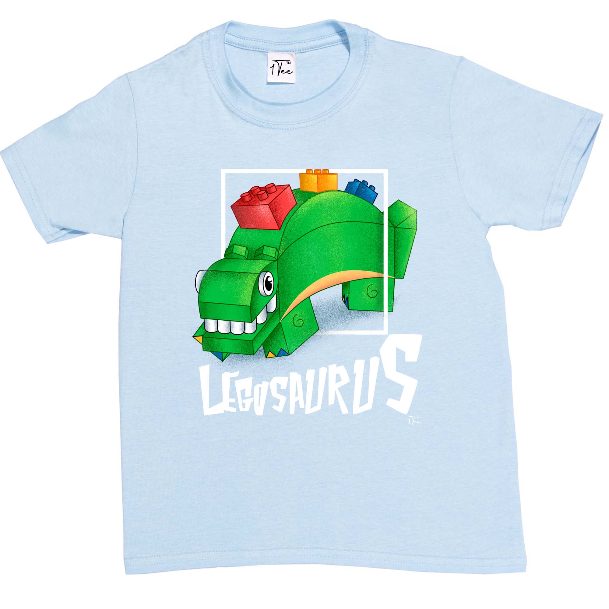 1Tee Kids Boys LegosaurusDinosaur T-Shirt - Picture 11 of 30