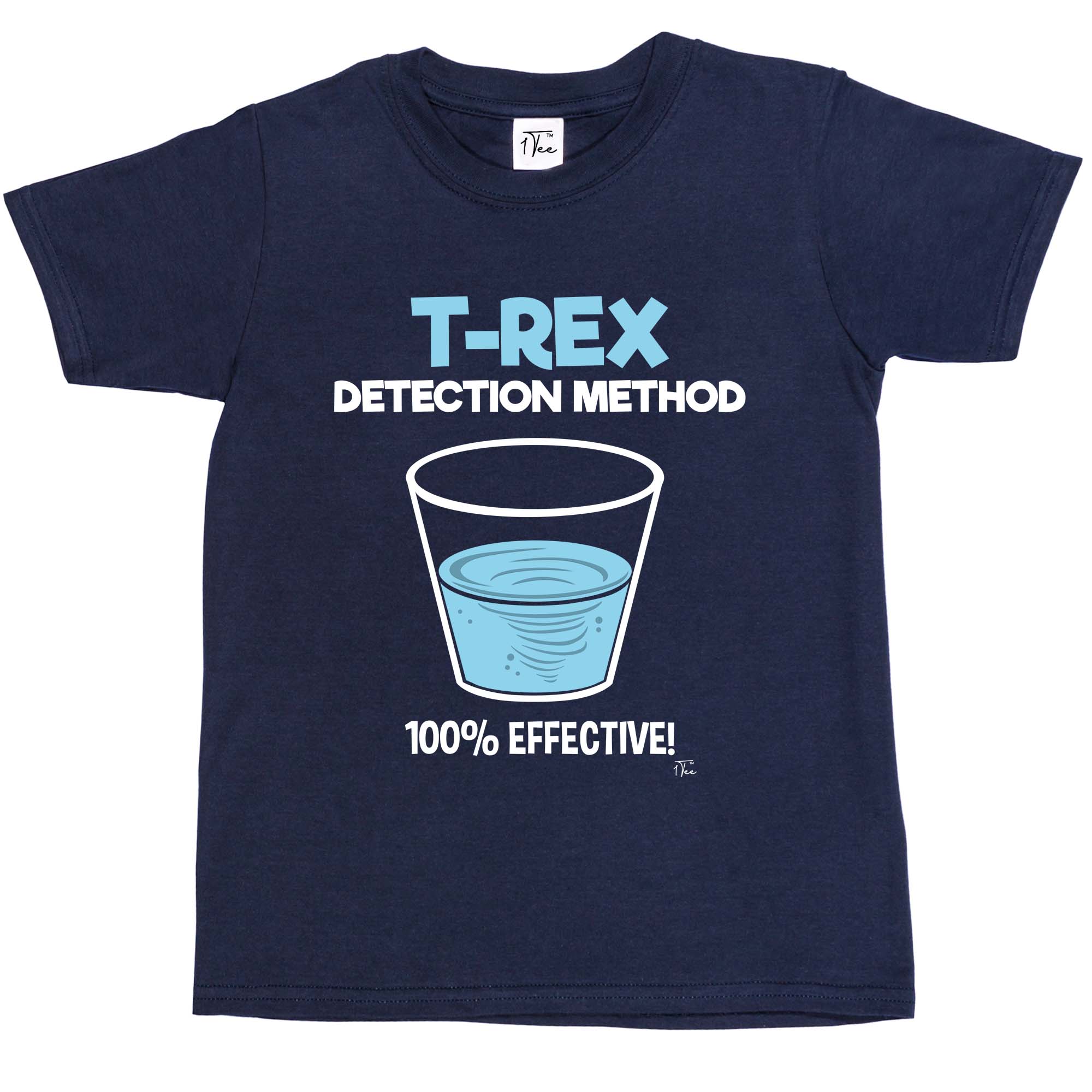 1 Tee Kinder Jungen T-Rex Detection Method 100% Effektiv Dinosaurier T-Shirt - Bild 11 von 25