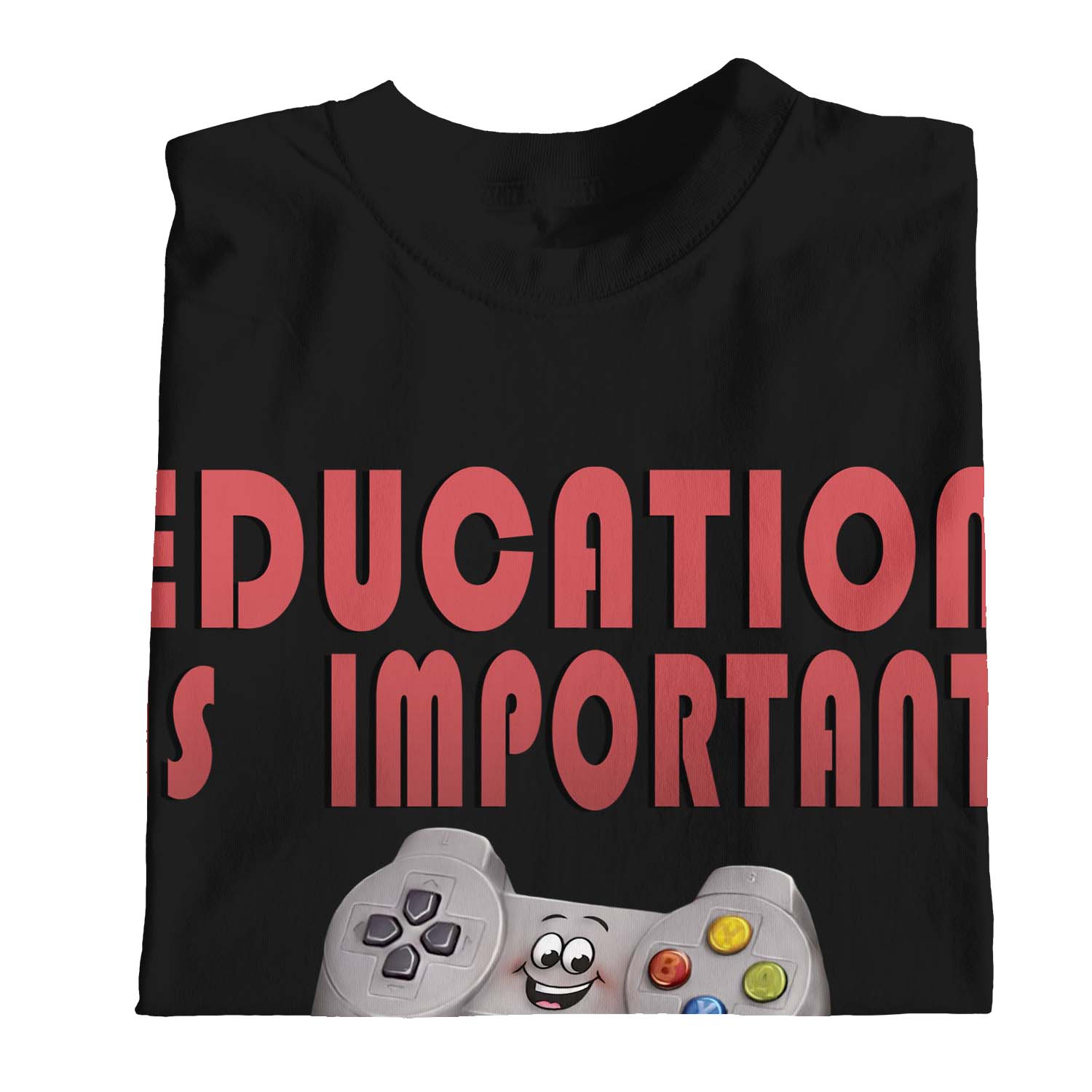 Camiseta de jugador 1Tee niños niñas educación es importante pero el juego es importante - Imagen 14 de 30