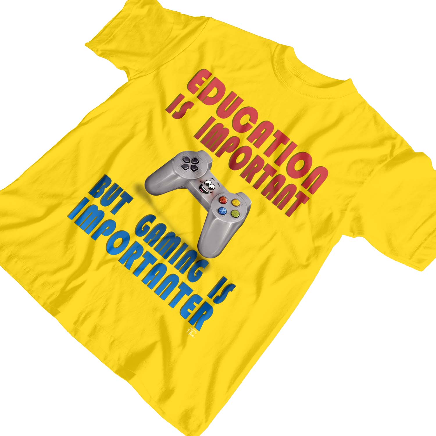 Camiseta de jugador 1Tee niños niñas educación es importante pero el juego es importante - Imagen 27 de 30