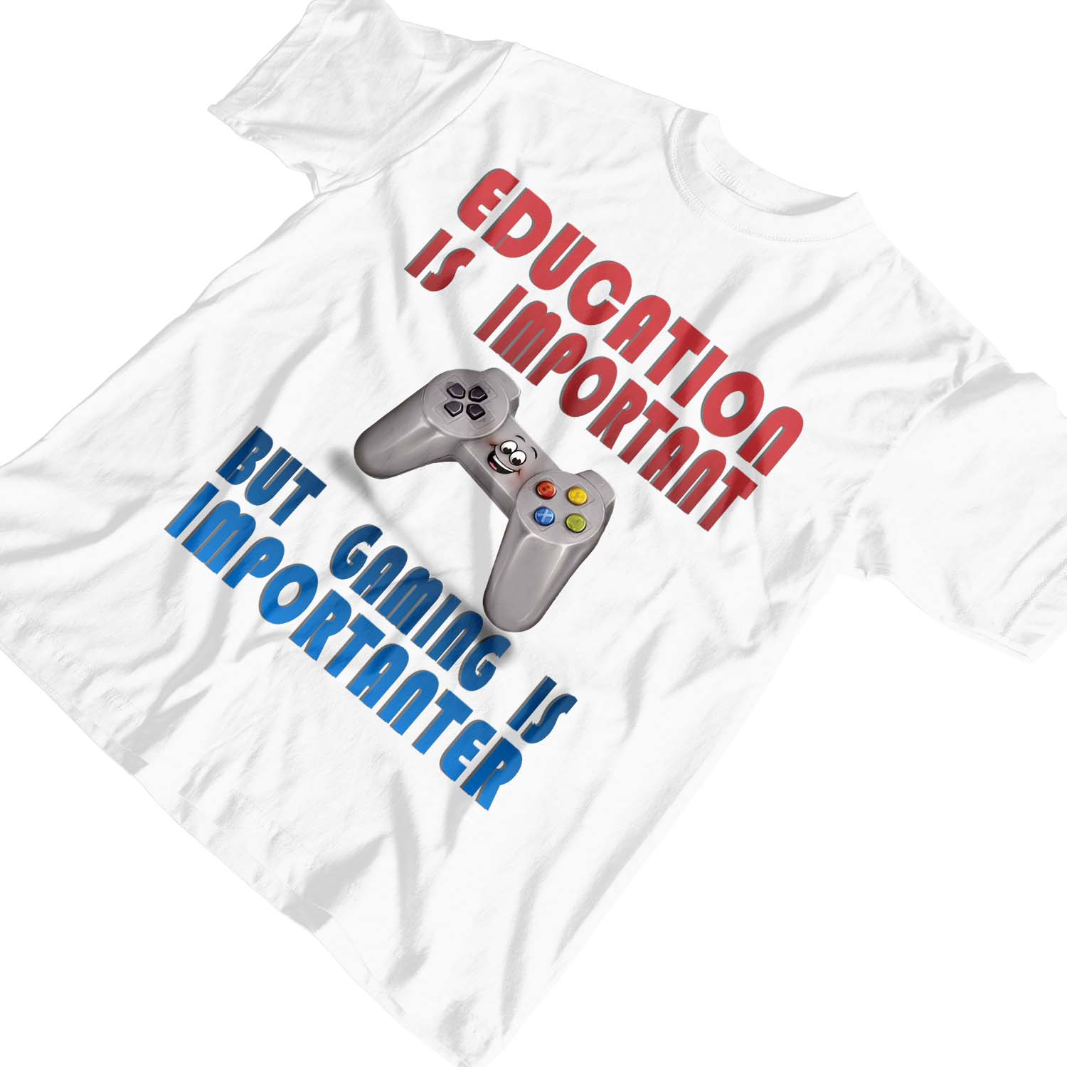 Camiseta de jugador 1Tee niños niñas educación es importante pero el juego es importante - Imagen 22 de 30