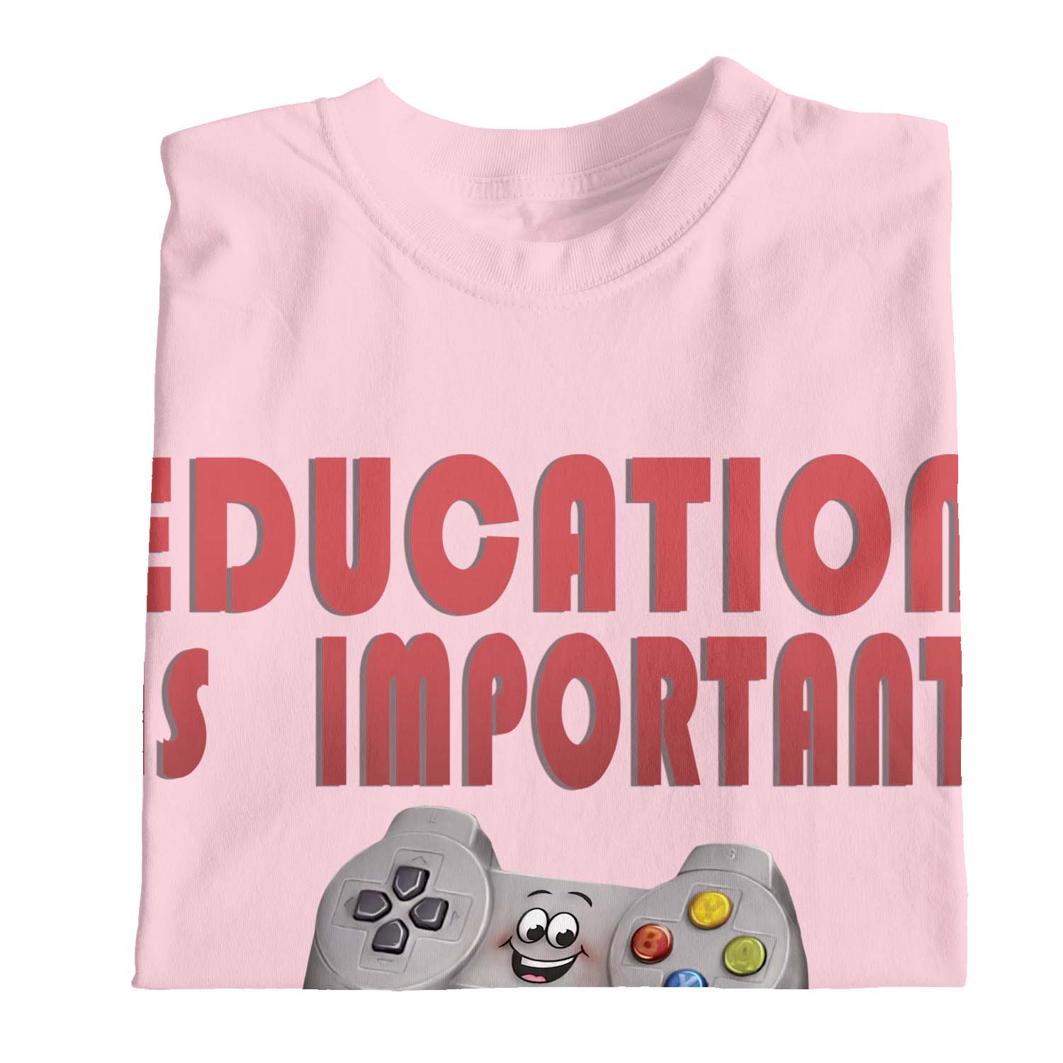 Camiseta de jugador 1Tee niños niñas educación es importante pero el juego es importante - Imagen 9 de 30