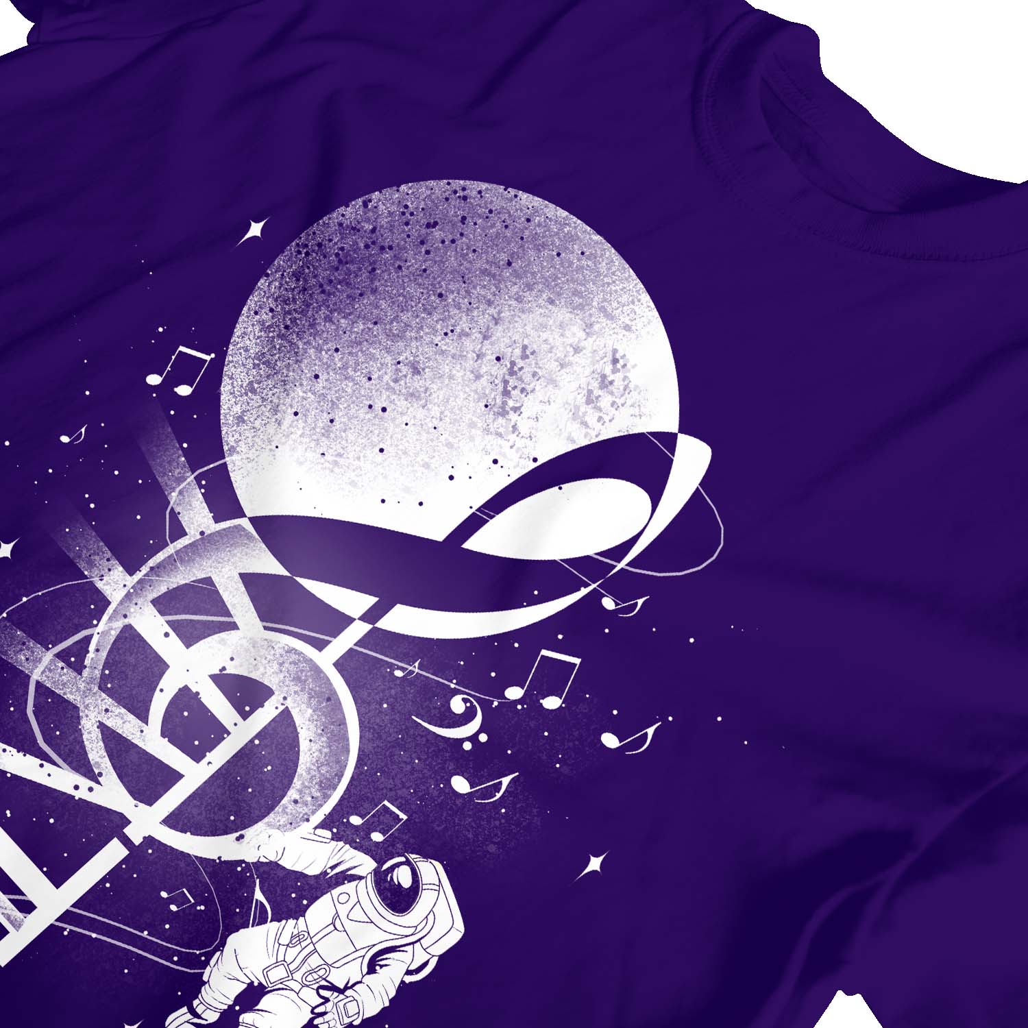 Camiseta 1Tee Niños Niñas Astronauta Nota Musical - Imagen 18 de 25