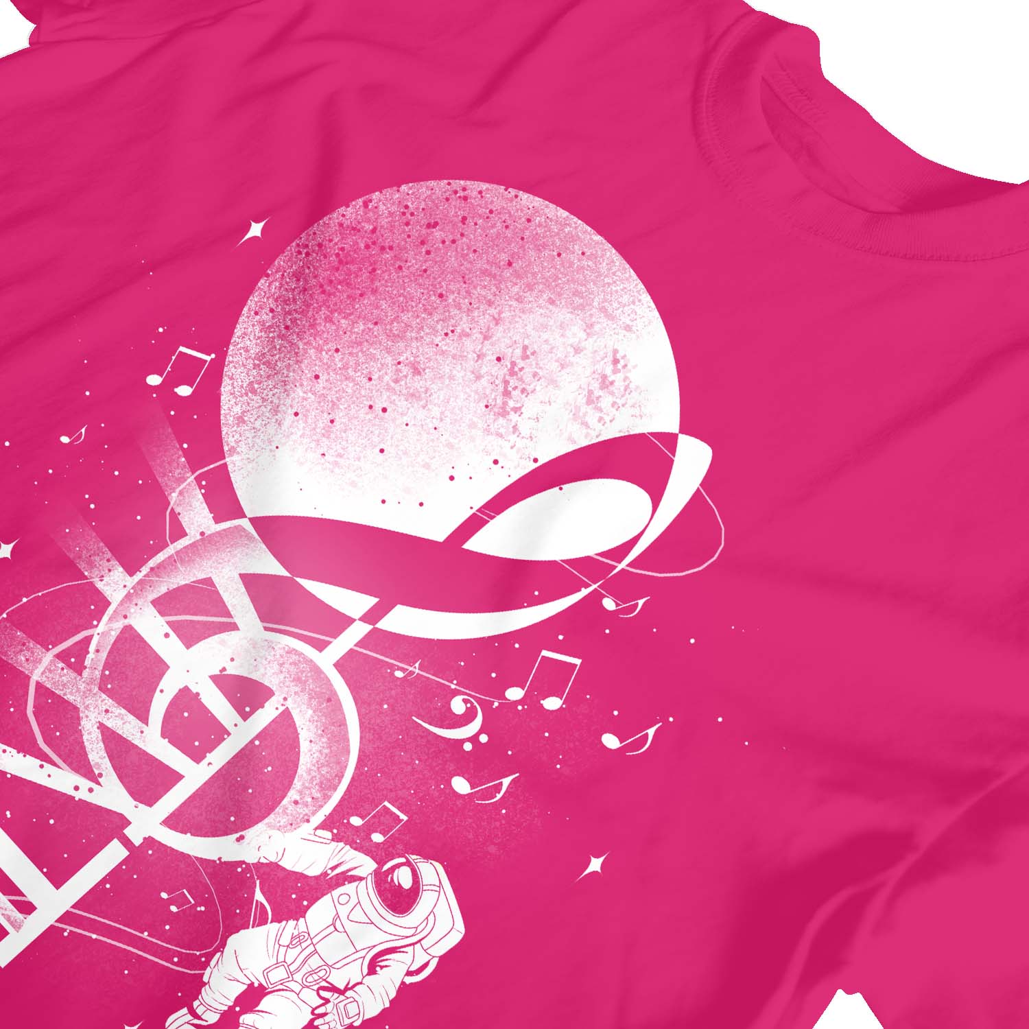 Camiseta 1Tee Niños Niñas Astronauta Nota Musical - Imagen 13 de 25