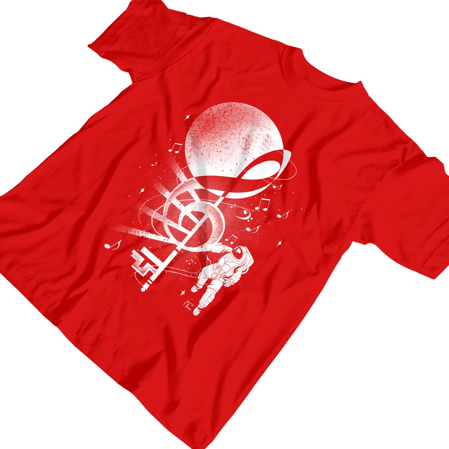 Camiseta 1Tee Niños Niñas Astronauta Nota Musical - Imagen 22 de 25