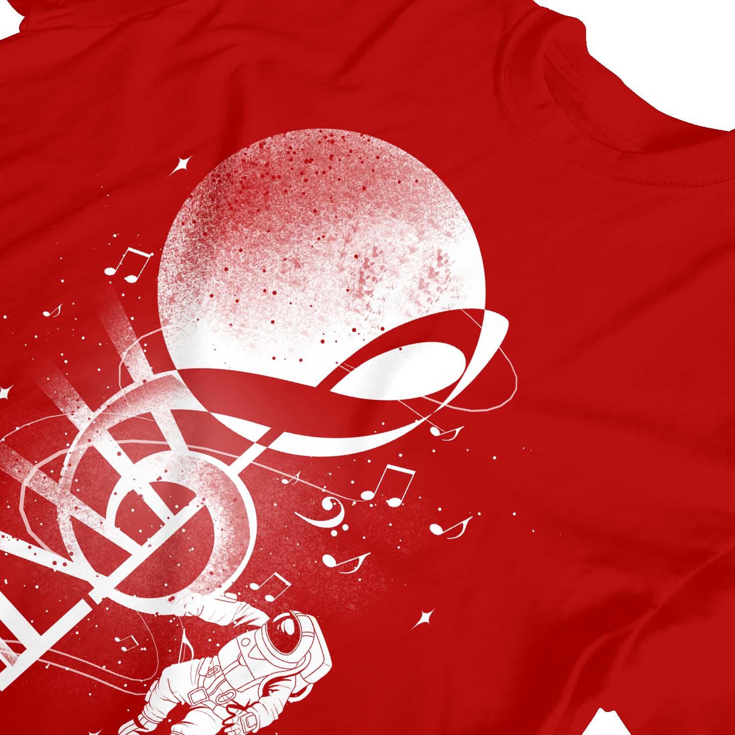 Camiseta 1Tee Niños Niñas Astronauta Nota Musical - Imagen 23 de 25