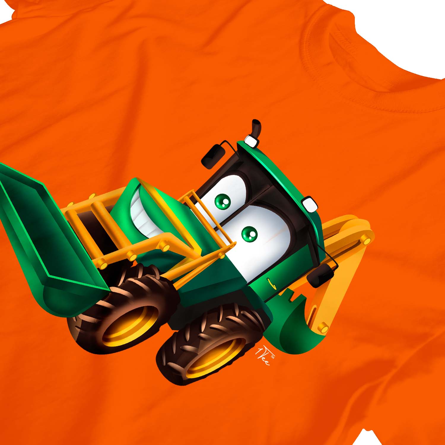 Camiseta 1Tee Niños Niñas Smiling Tractor - Imagen 23 de 30