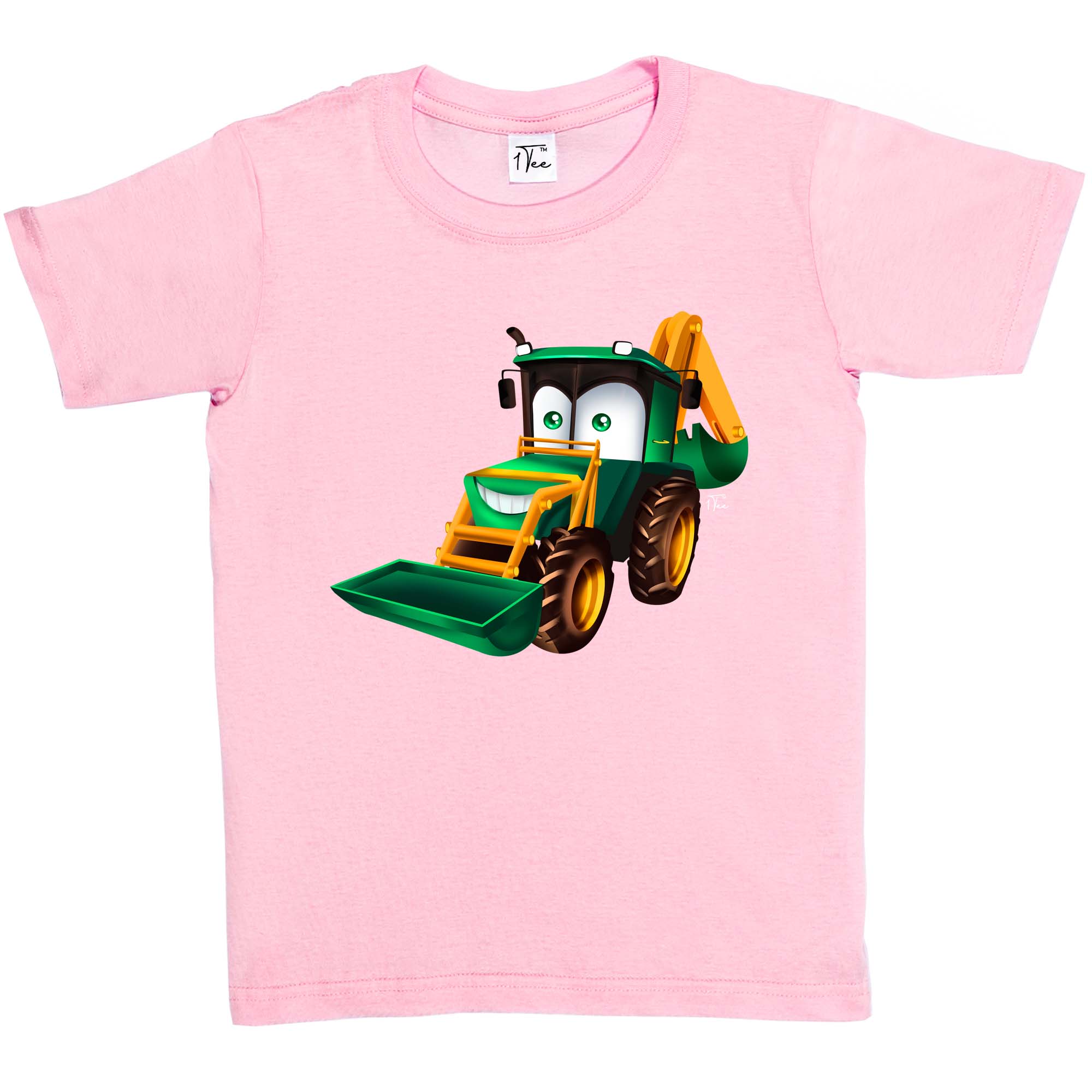 Camiseta 1Tee Niños Niñas Smiling Tractor - Imagen 6 de 30