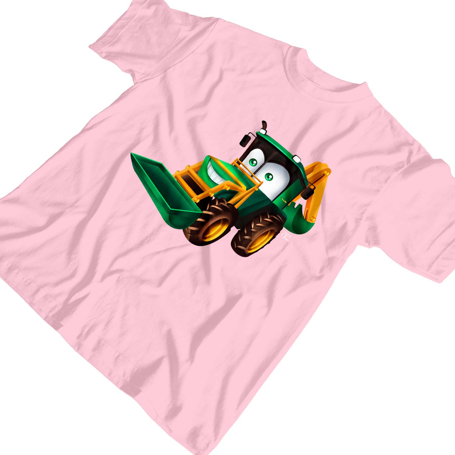 Camiseta 1Tee Niños Niñas Smiling Tractor - Imagen 7 de 30