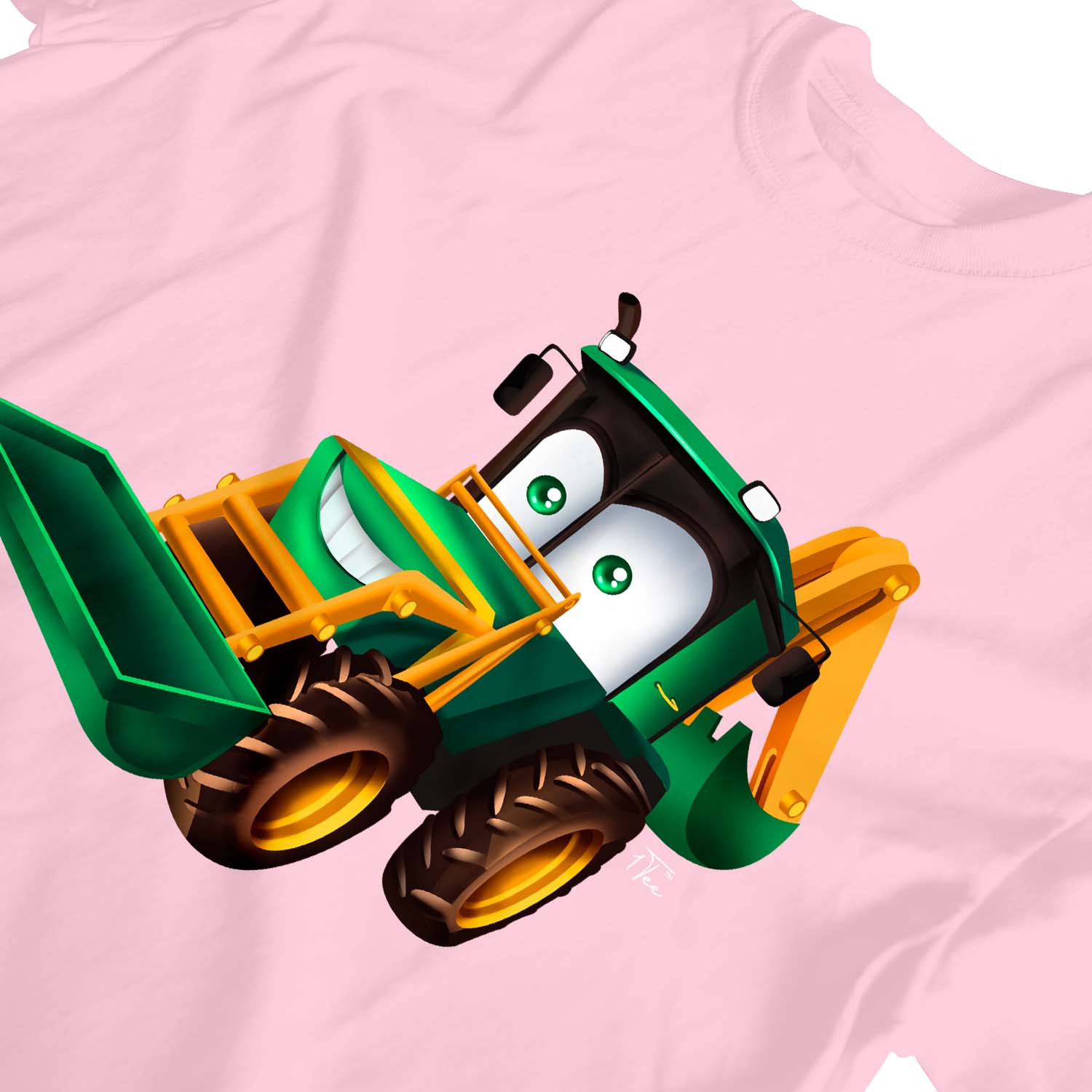 Camiseta 1Tee Niños Niñas Smiling Tractor - Imagen 8 de 30