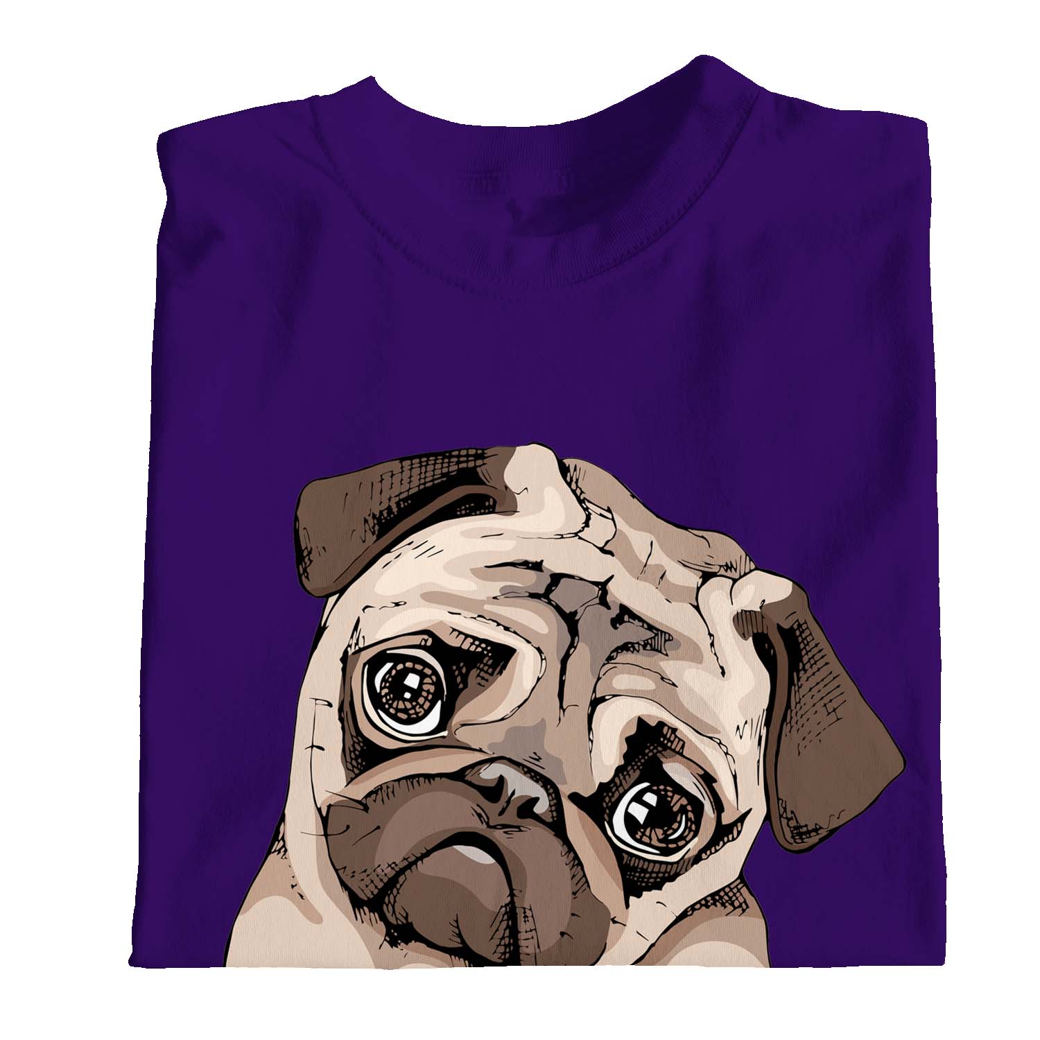 Camiseta 1Tee Niños Niñas Pug con Corazón Donut - Imagen 14 de 15